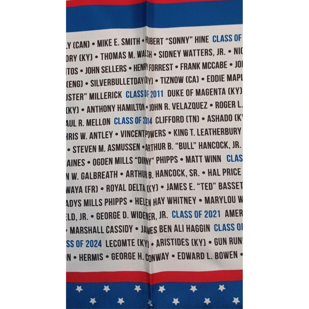 Museum Of Horse Racing Hall Of Fame Scarf banner kentucky derby Thoroughbred